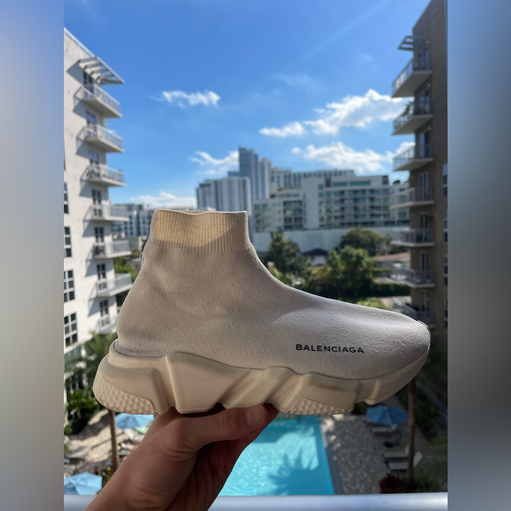 Balenciaga White Sock Runner